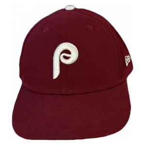 Men's Phillies Maroon Authentic Collection Fitted Hat